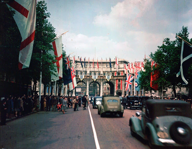 Raras fotografías de Londres a color 1943 - 1945