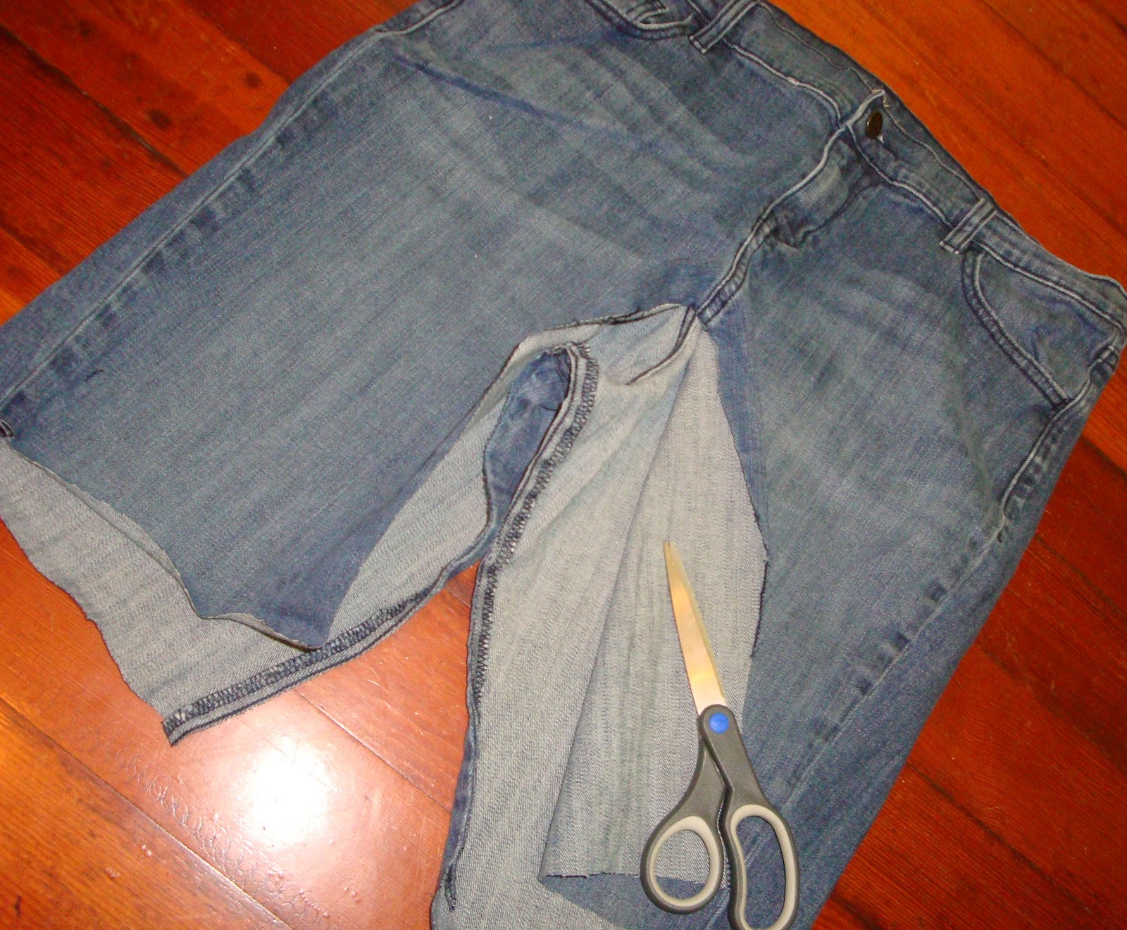 Adorably Shabby Repurposed Jeans