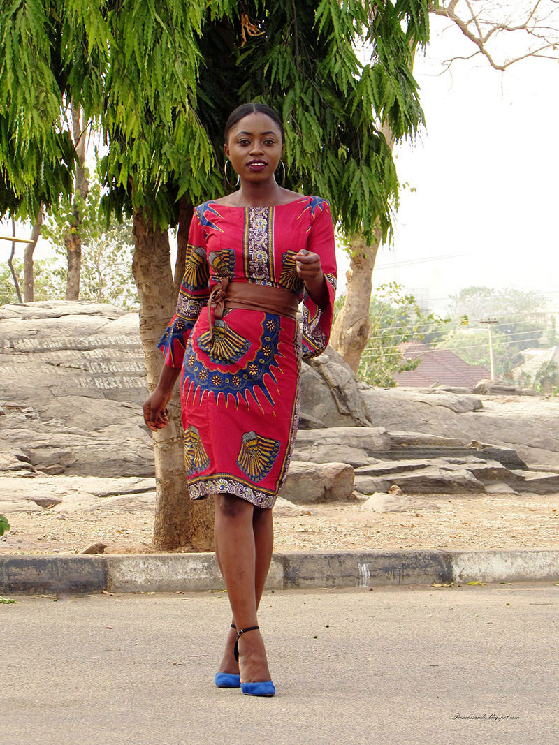 Ankara gowns with bell sleeves 2017