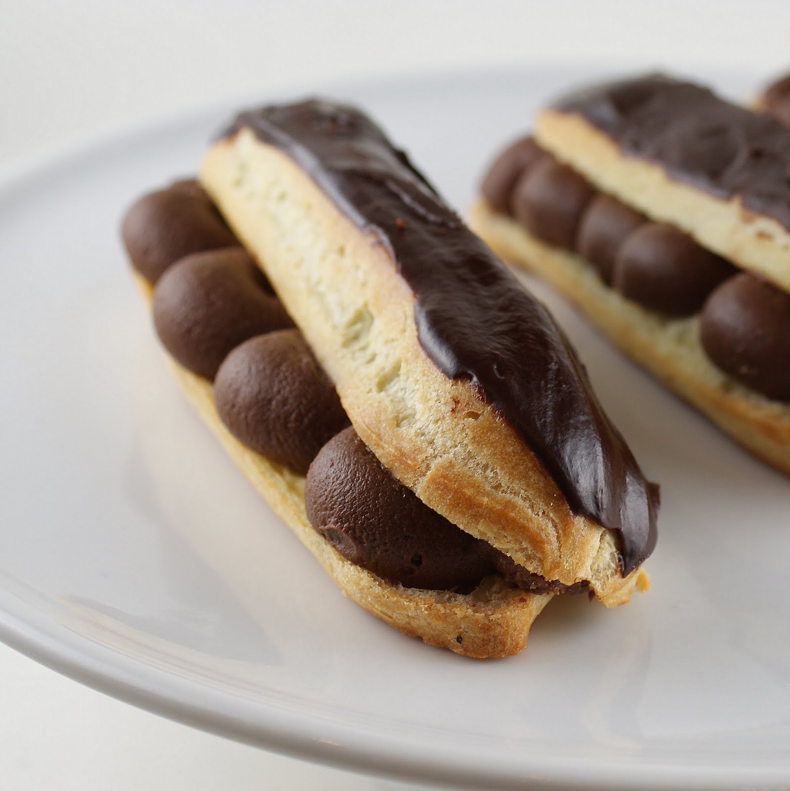 Patty's Food: Chocolate Eclairs With Thick Ganache For French Fridays ...