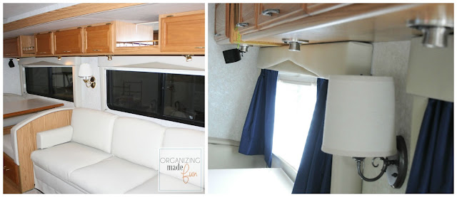 Before and After of brass fixtures in RV updated :: OrganizingMadeFun.com