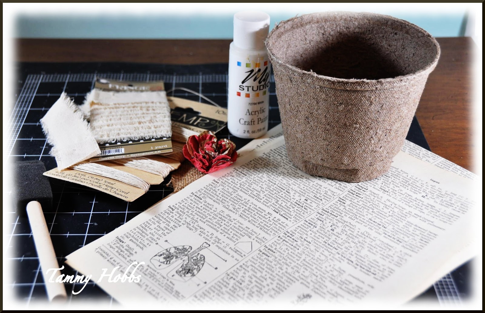 Creating Somewhere Under The Sun The Kraft Journal Altered Peat Pots