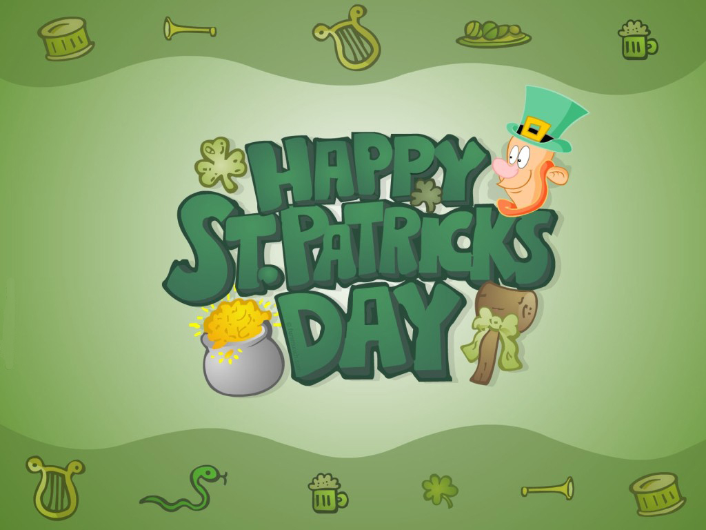 Free Download St. Patrick's Day PowerPoint Backgrounds PPT Garden