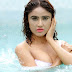 Sony Charishta Spicy Shoot Wet In White Dress In Pool 
