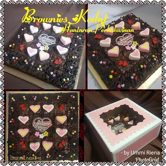 BROWNIES KEDUT SET HANTARAN