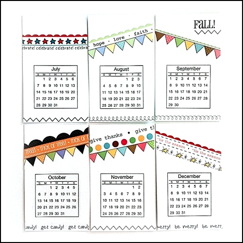 SRM Stickers Mini Desk Calendar