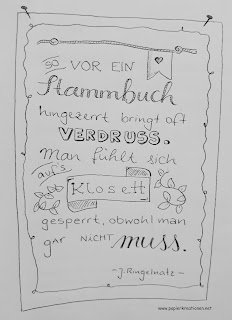Papierkreationen Net Wie War Das Mit Dem Handlettering