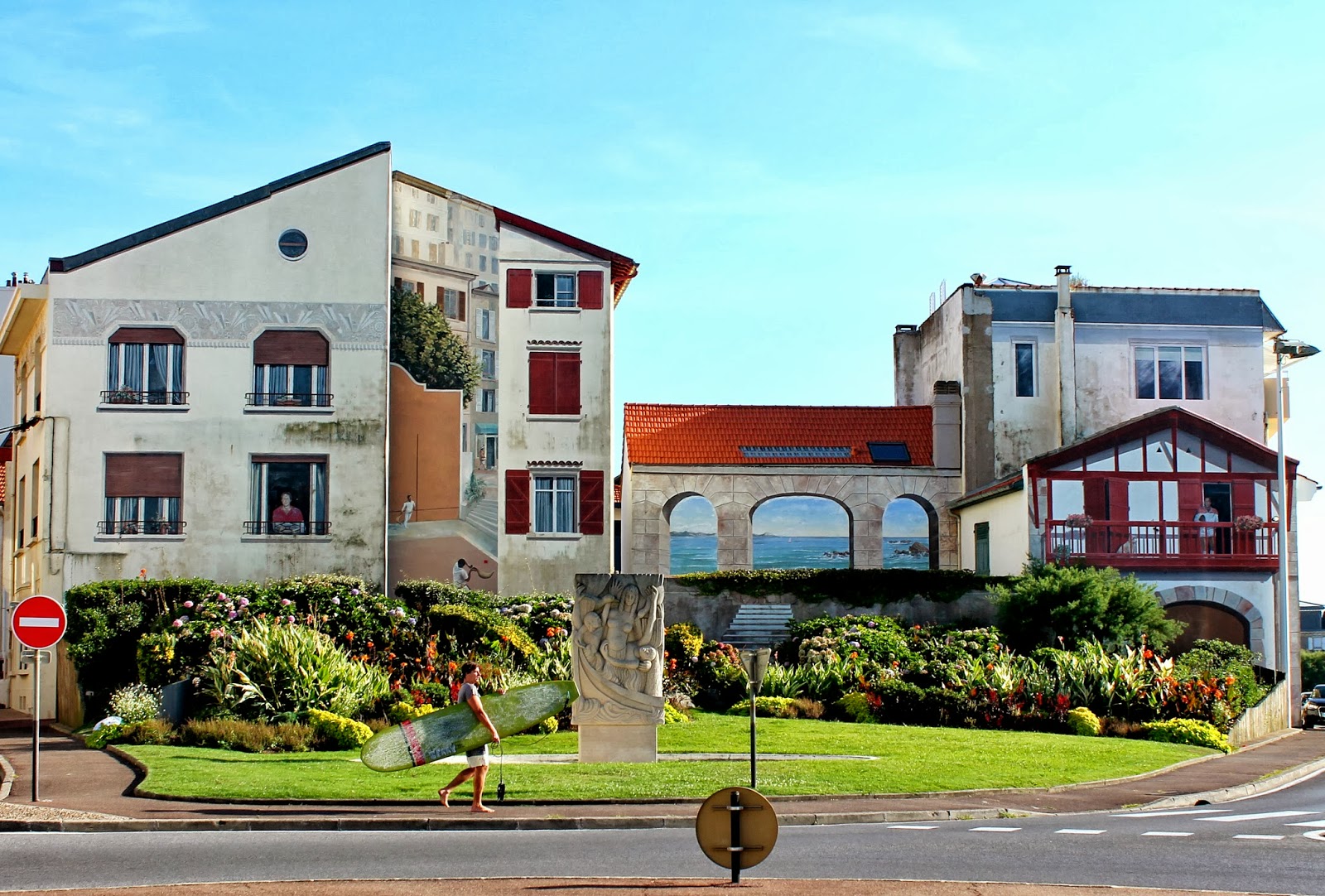 Street Art Biarritz France Avenue Beaurivage