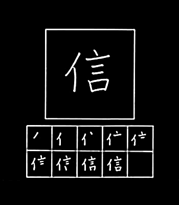 kanji percaya
