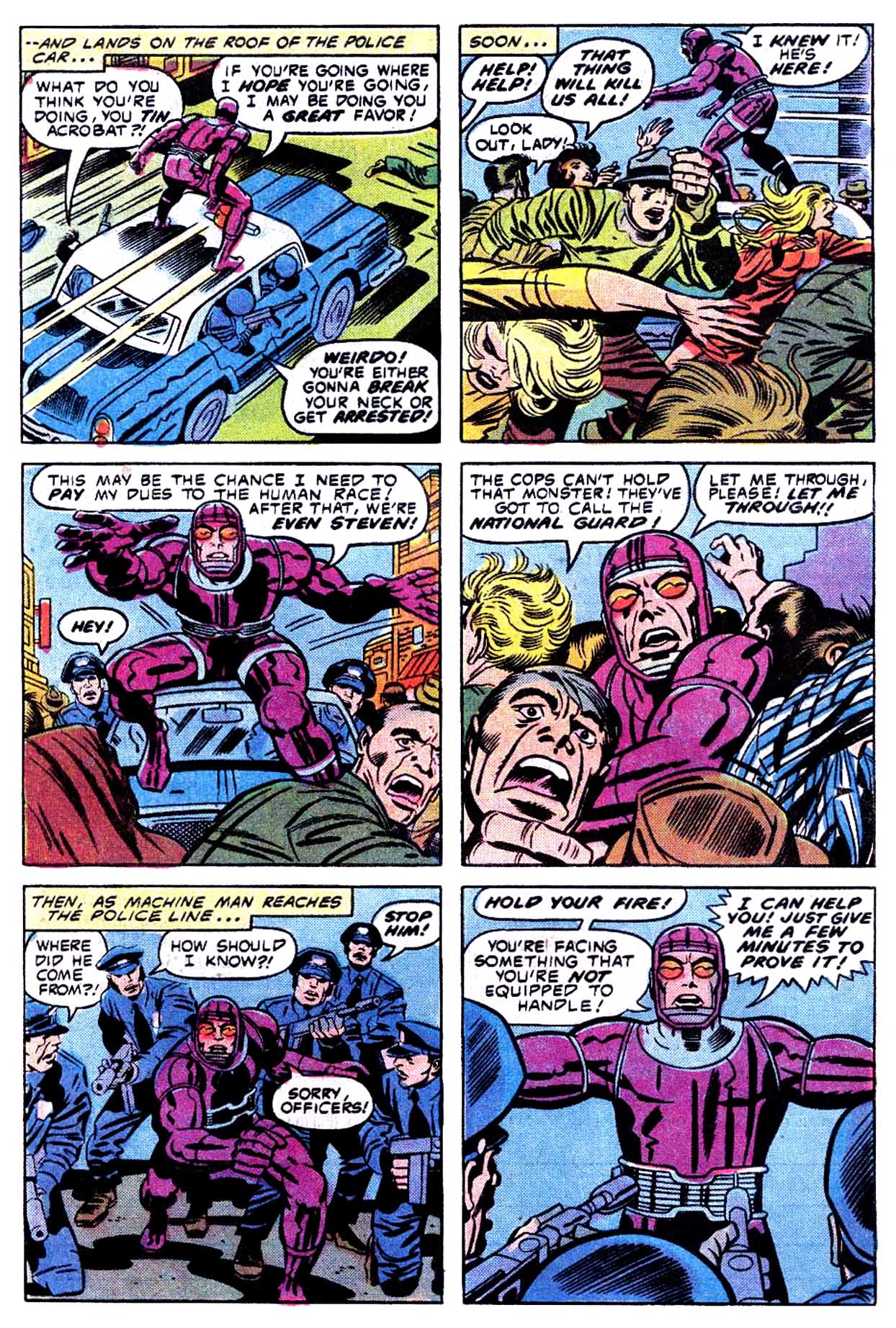 Read online Machine Man (1978) comic -  Issue #4 - 14