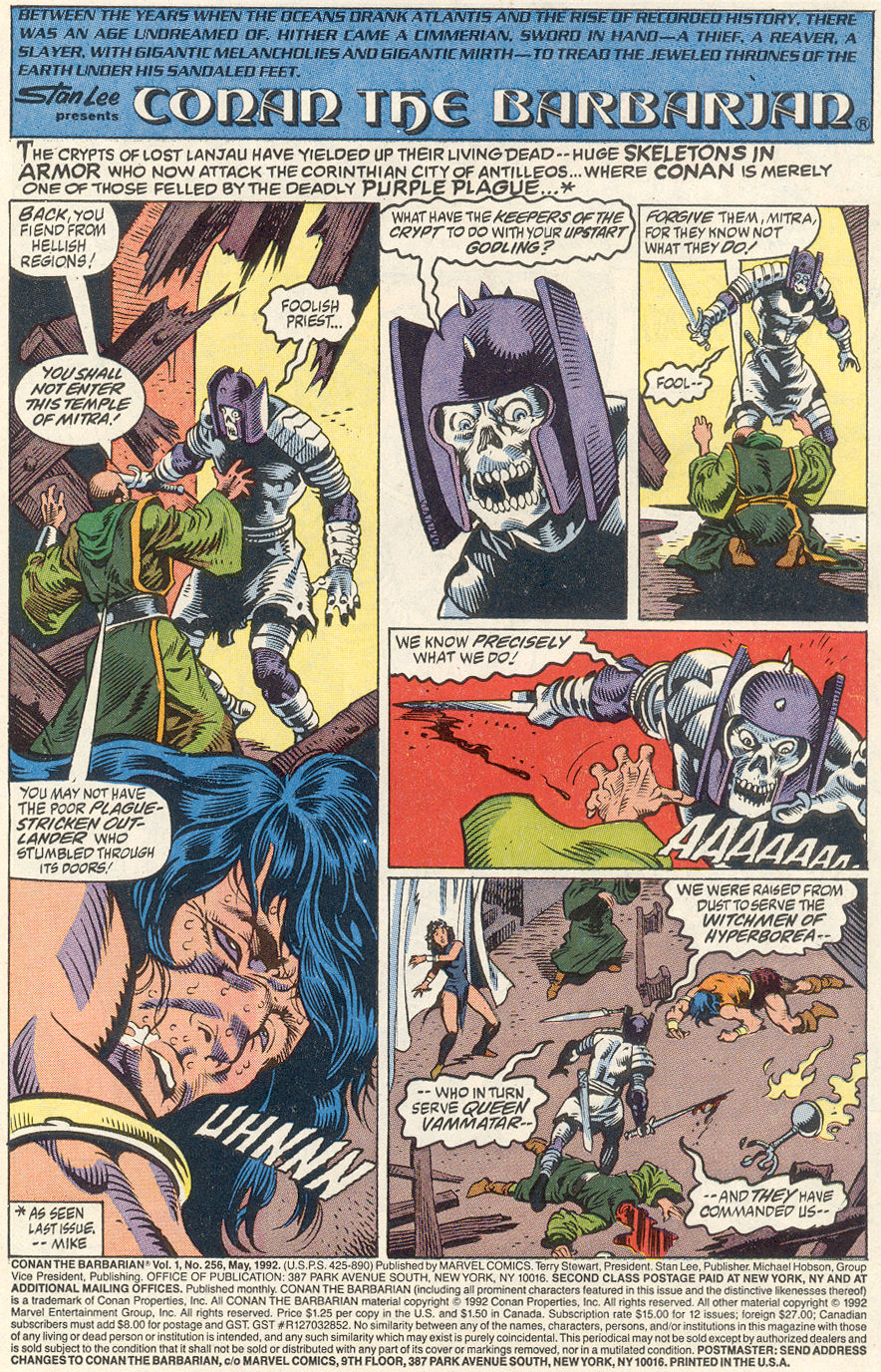 Conan the Barbarian (1970) Issue #256 #268 - English 2