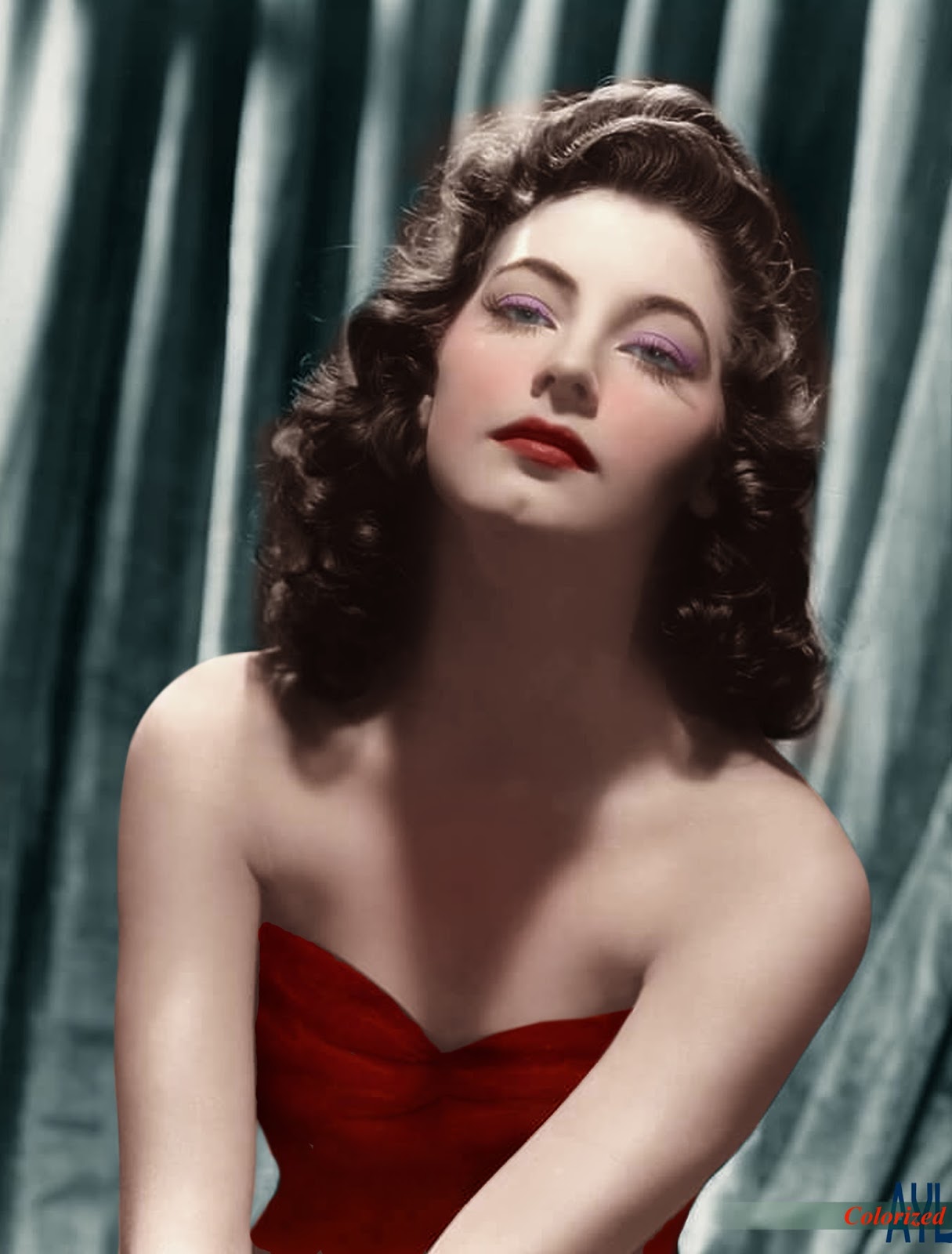 colors a bygone era young ava gardner colorized from a late 1940s colors a bygone era young ava gardner colorized from a late 1940s