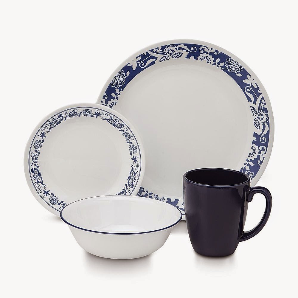 select Corelle 16piece dinnerware sets 19.99 w/ free in