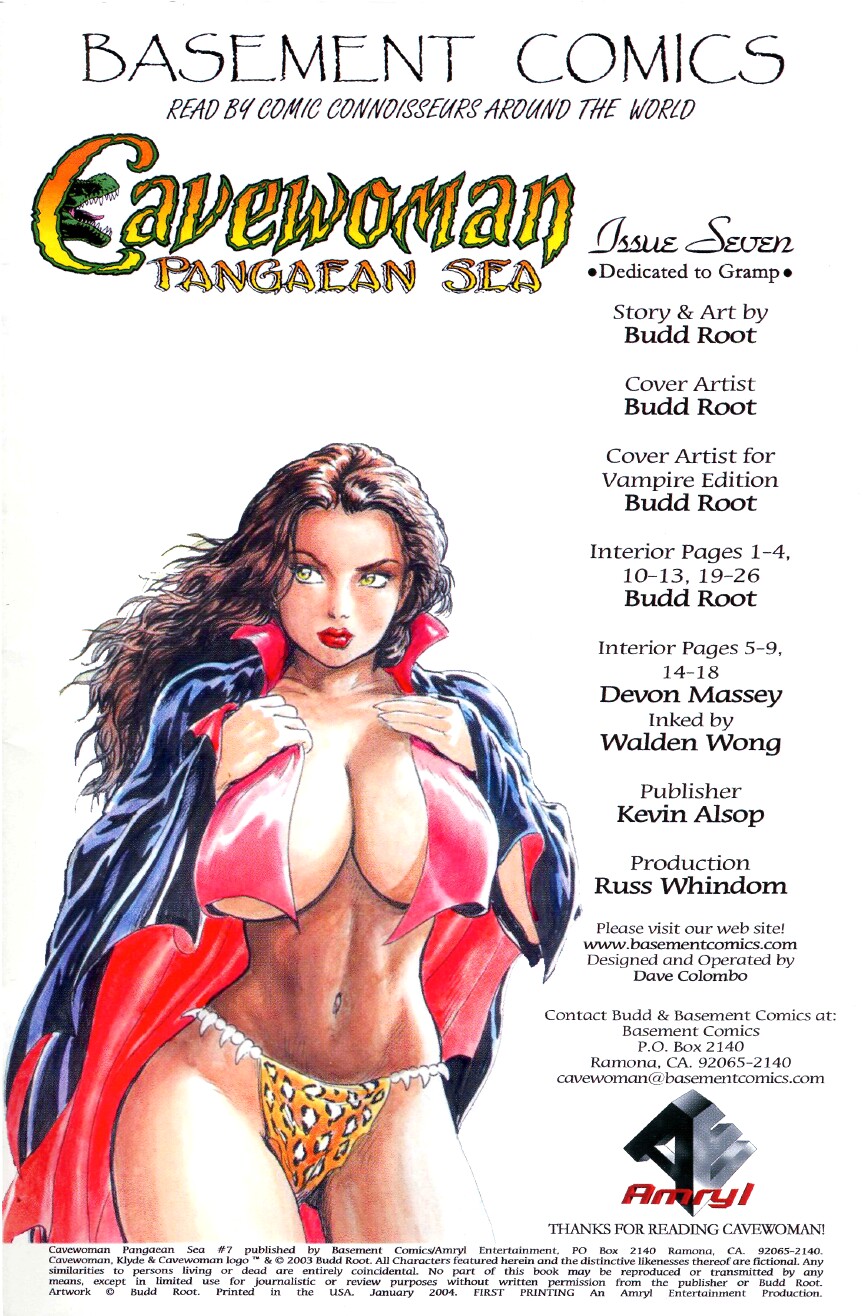 Read online Cavewoman: Pangaean Sea comic -  Issue #7 - 35