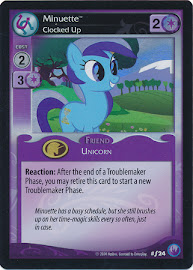 My Little Pony Minuette, Clocked Up Canterlot Nights CCG Card