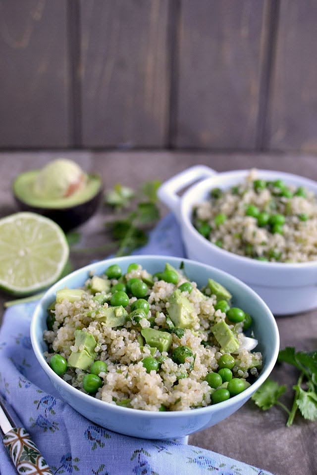 Quinoa Salad with Peas and Herbs