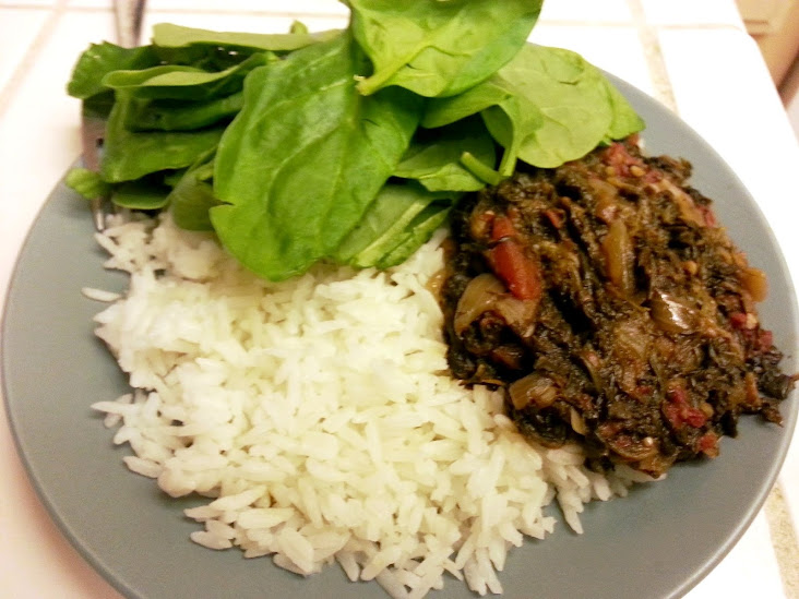 The Random Homemaker Recipe Ghanaian Style Spinach Stew (with Catfish)
