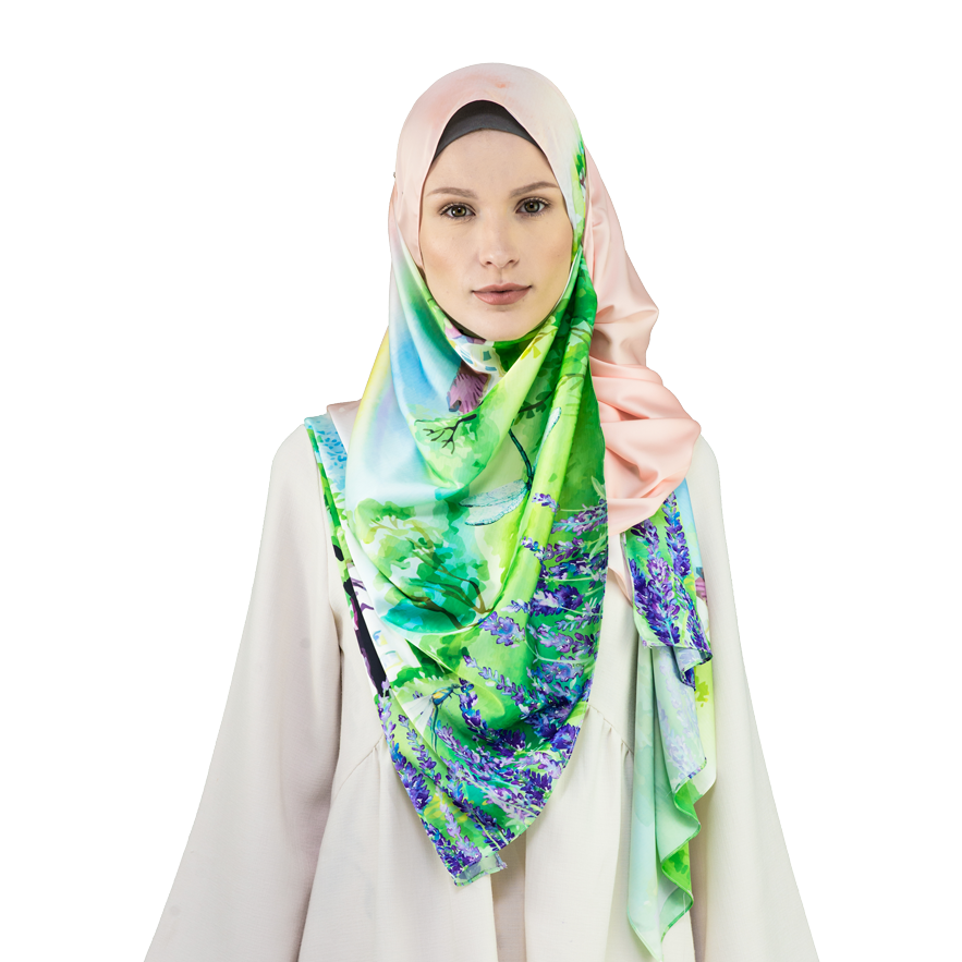 Luxe Label - Exclusive Satin Silk Shawl