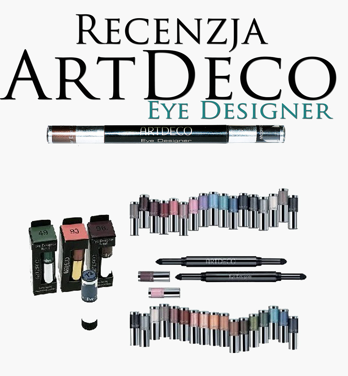Pędzlem Malowane RecenzjaARTDECO Eye Designer aplikator, cienie Eye