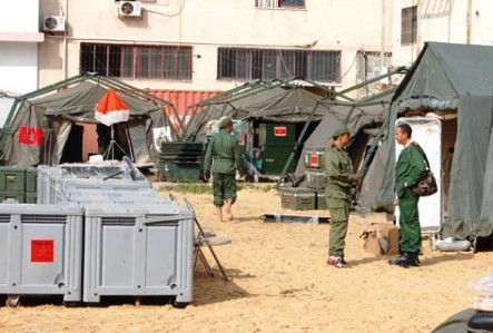 انتهاء مهمة البعثة الإنسانية والمستشفى الطبي الميداني المغربي إلى قطاع غزة
