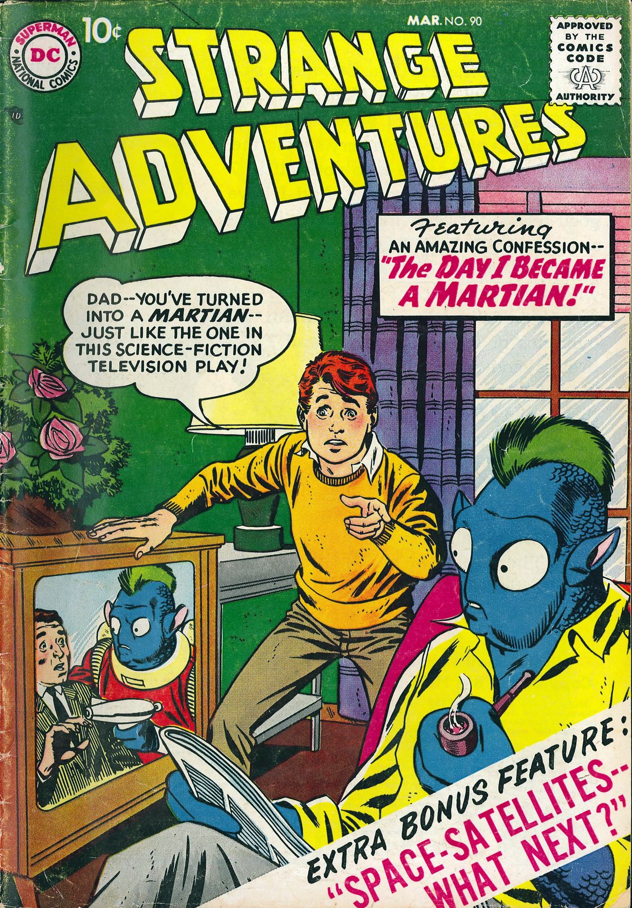 Read online Strange Adventures (1950) comic -  Issue #90 - 1