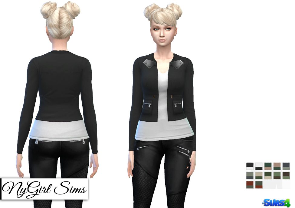 NyGirl Sims 4: Fall Military Collection