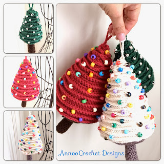 kerstboompje haken - crochet christmastree ornament | Bees and ...