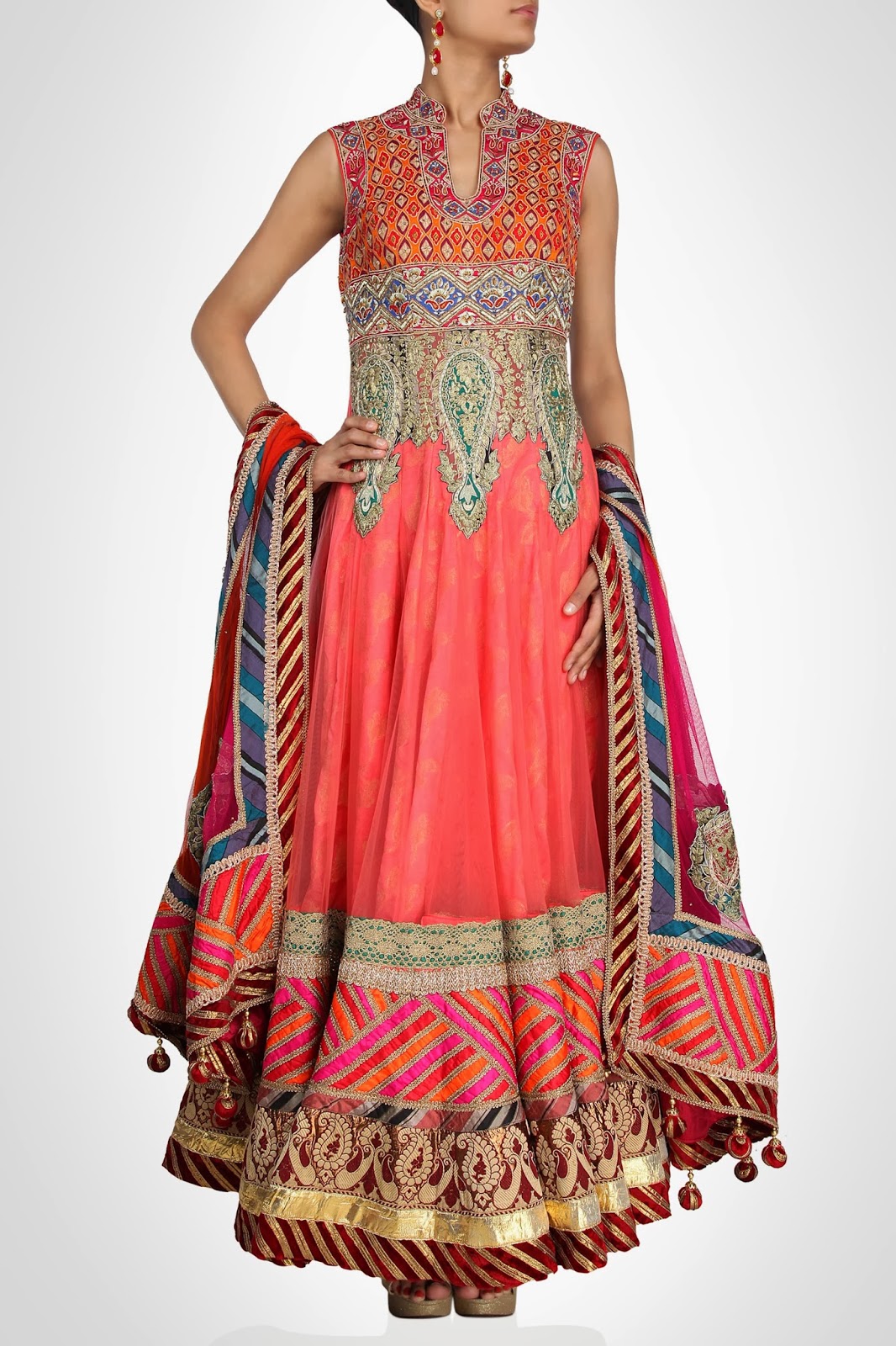 Bollywood Designer Stylish Floor Length Latest Frock Suits Designs By ...