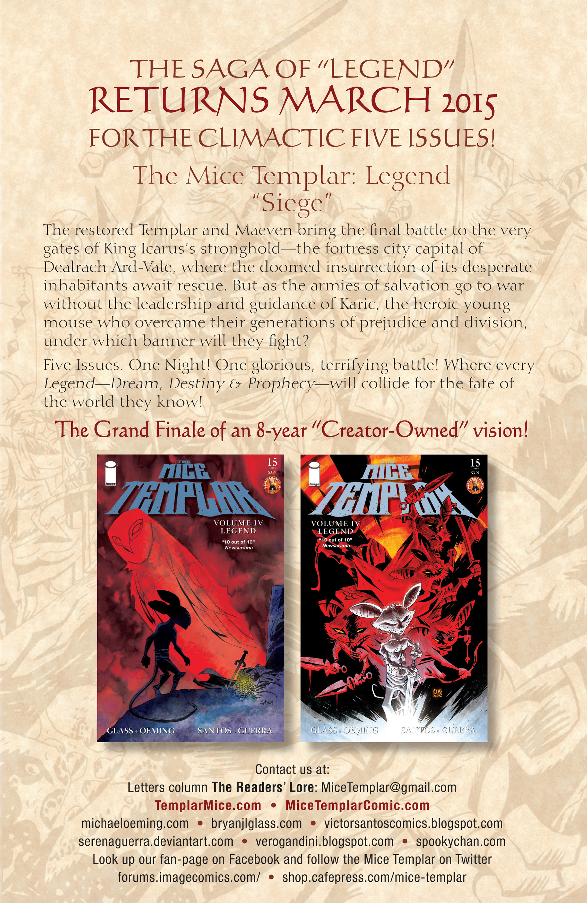 Read online The Mice Templar Volume 4: Legend comic -  Issue #14 - 54