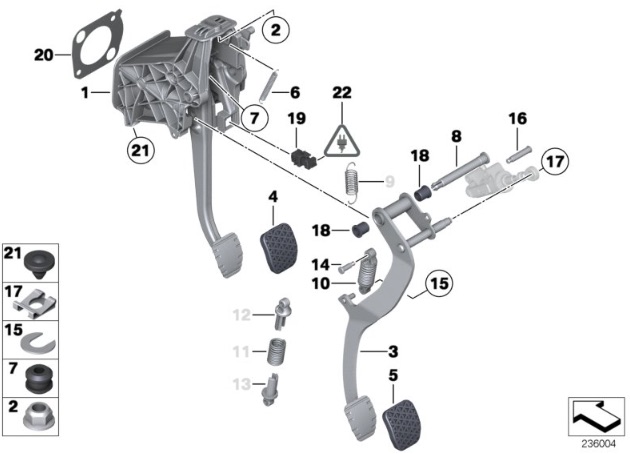 Beemer Lab F10 Clutch Pedal Pin Repair Replacement E60