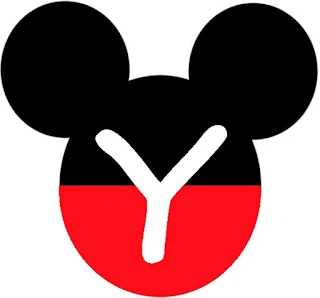 Abecedario en Cabezas de Mickey Mouse. Mickey Heads with Alphabet. 