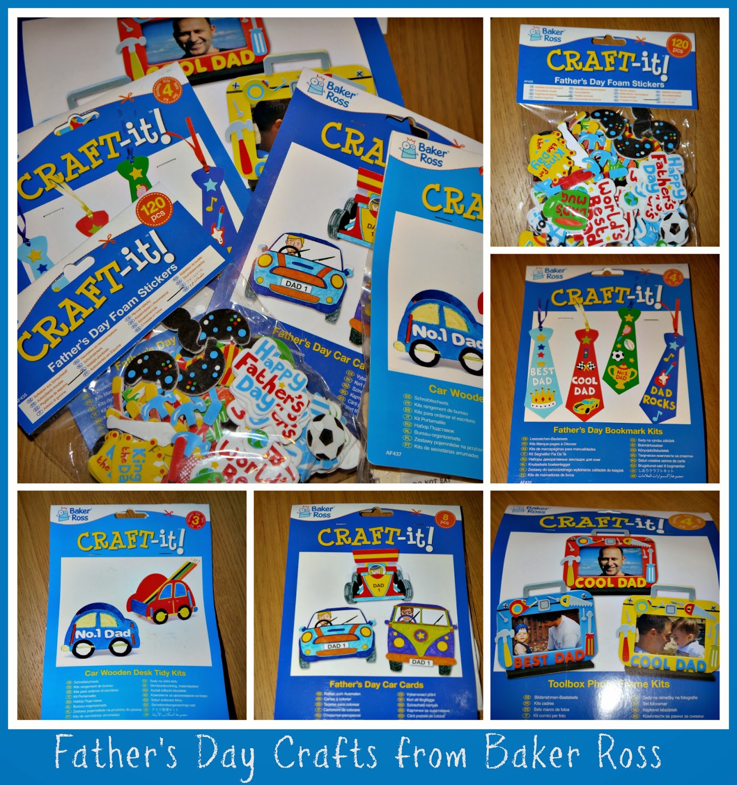 Inside the Wendy House Father's Day Crafts from Baker Ross