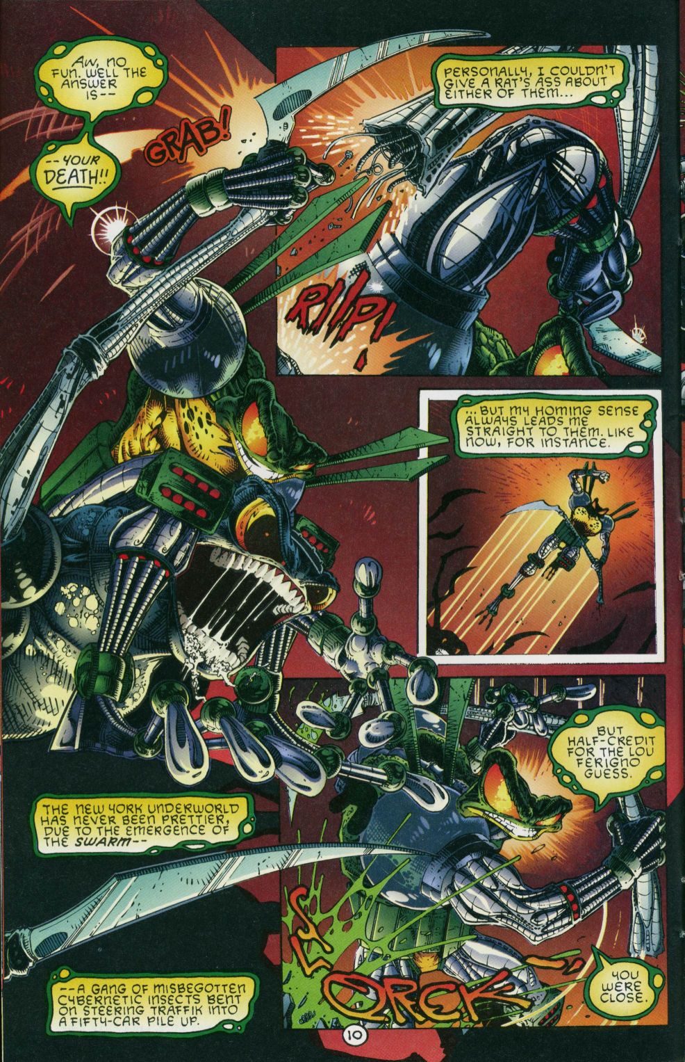 Read online Cyberfrog: Reservoir Frog comic -  Issue #1 - 11