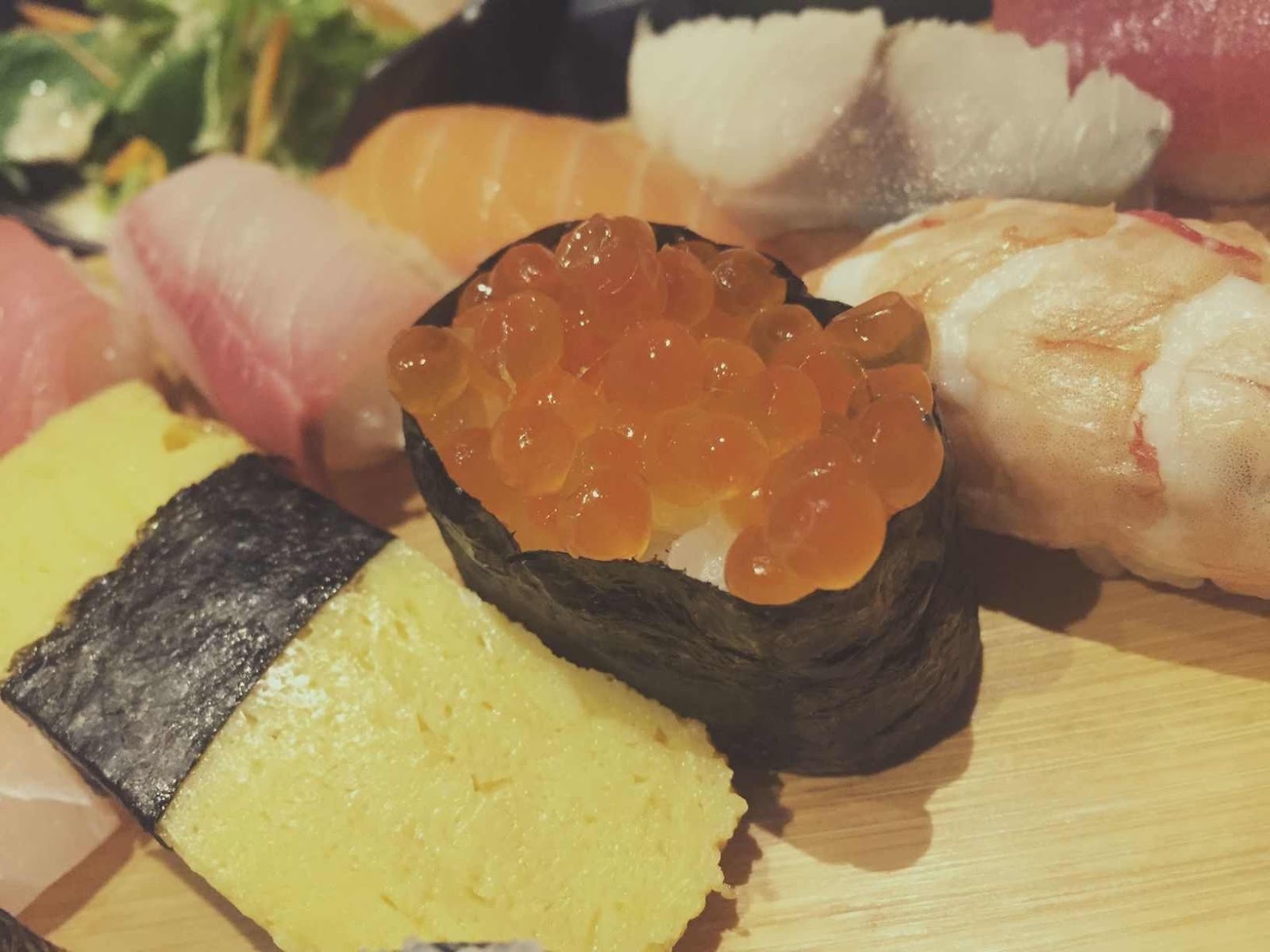 Ogawa Traditional Japanese Restaurant's salmon roe sashimi