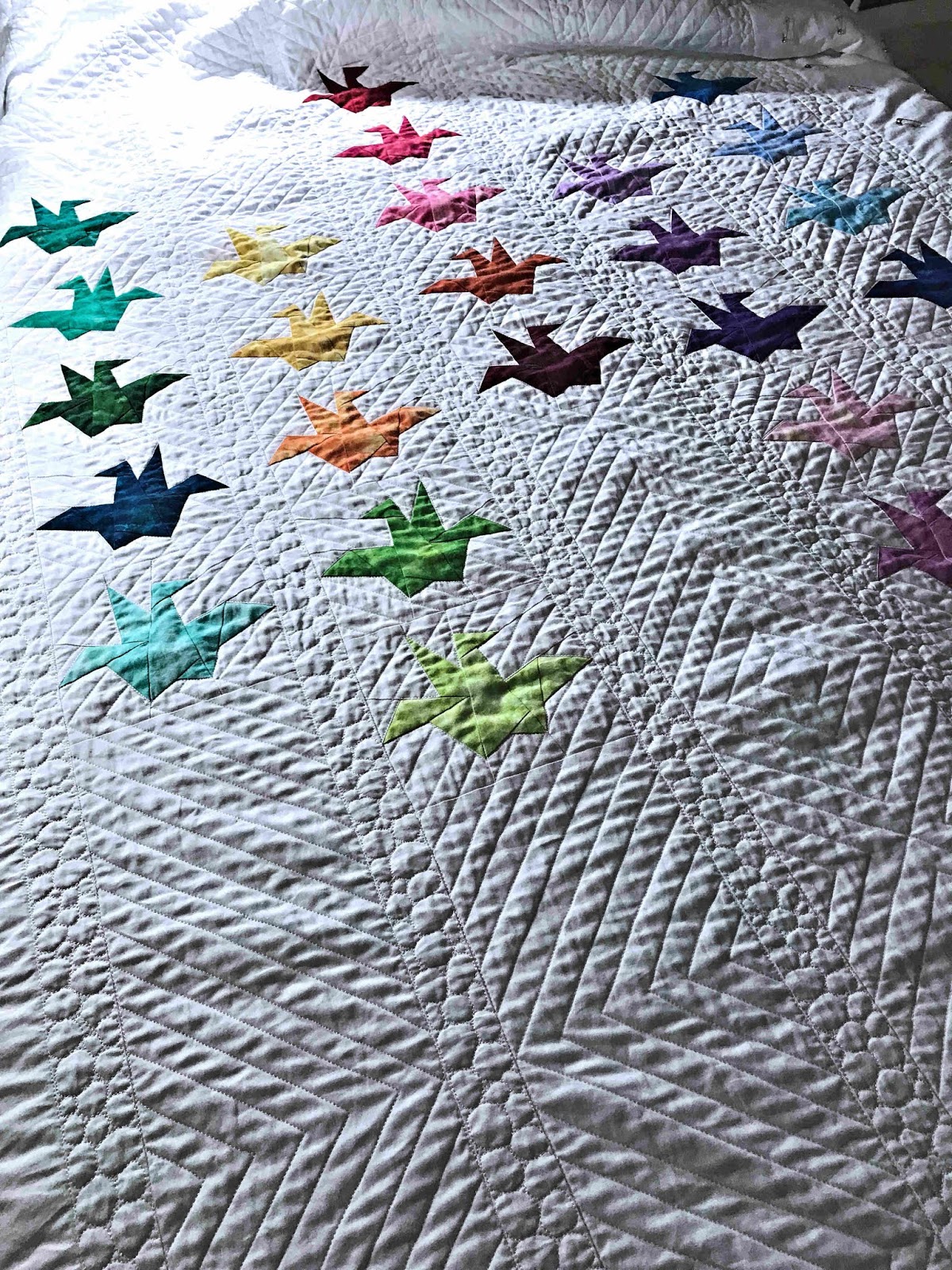 Quilts SB Cranes In The Sky 5 More Days