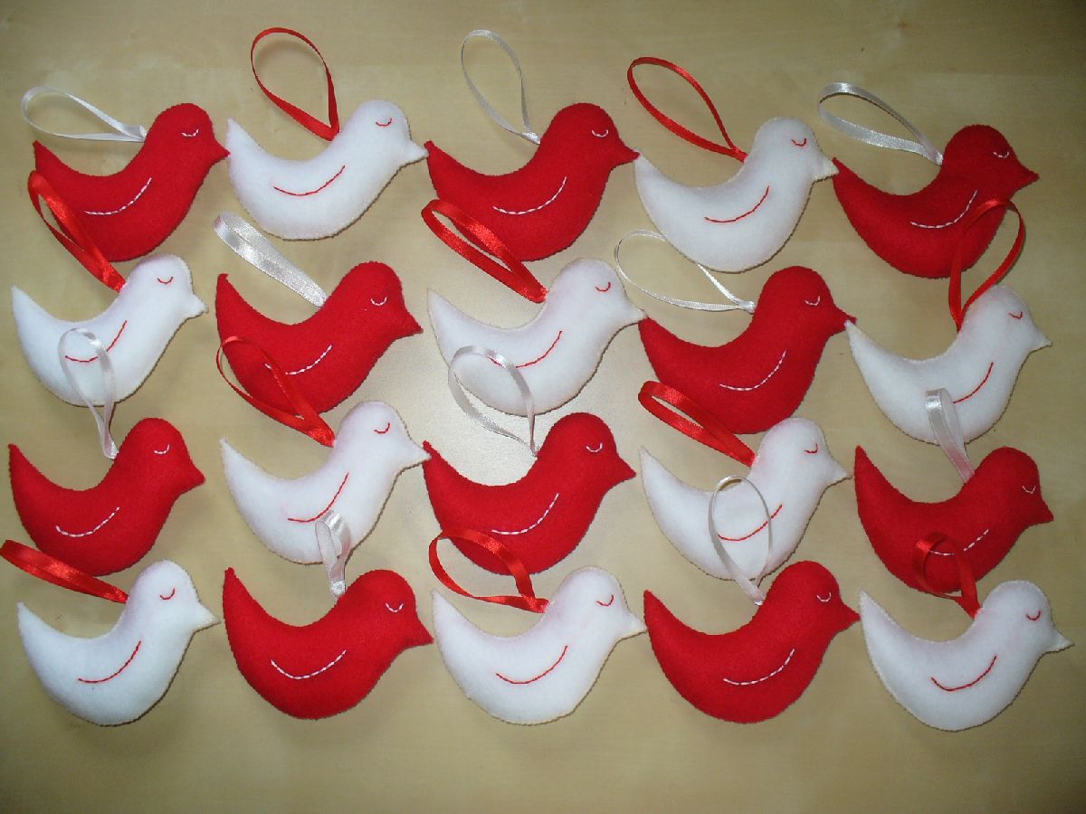 Little Felt House Felt Christmas Tree Decorations