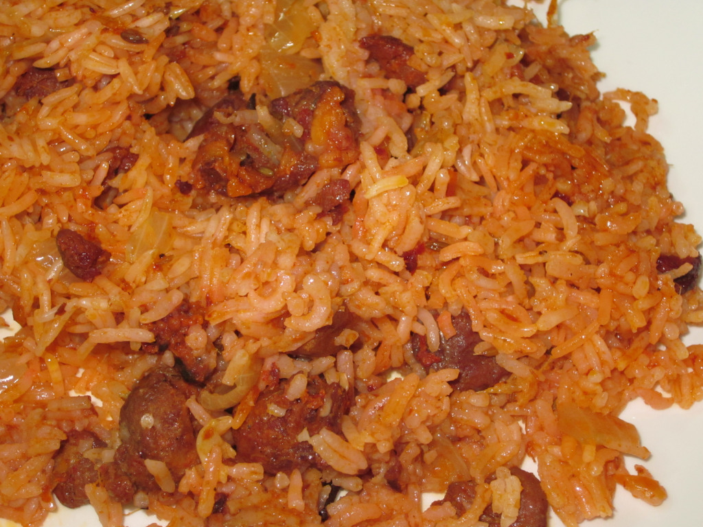 The Tummy Tales Goan Pork Sausage Pulao