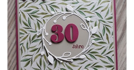 Kreatives aus Papier: 30. Hochzeitstag/ Perlenhochzeit