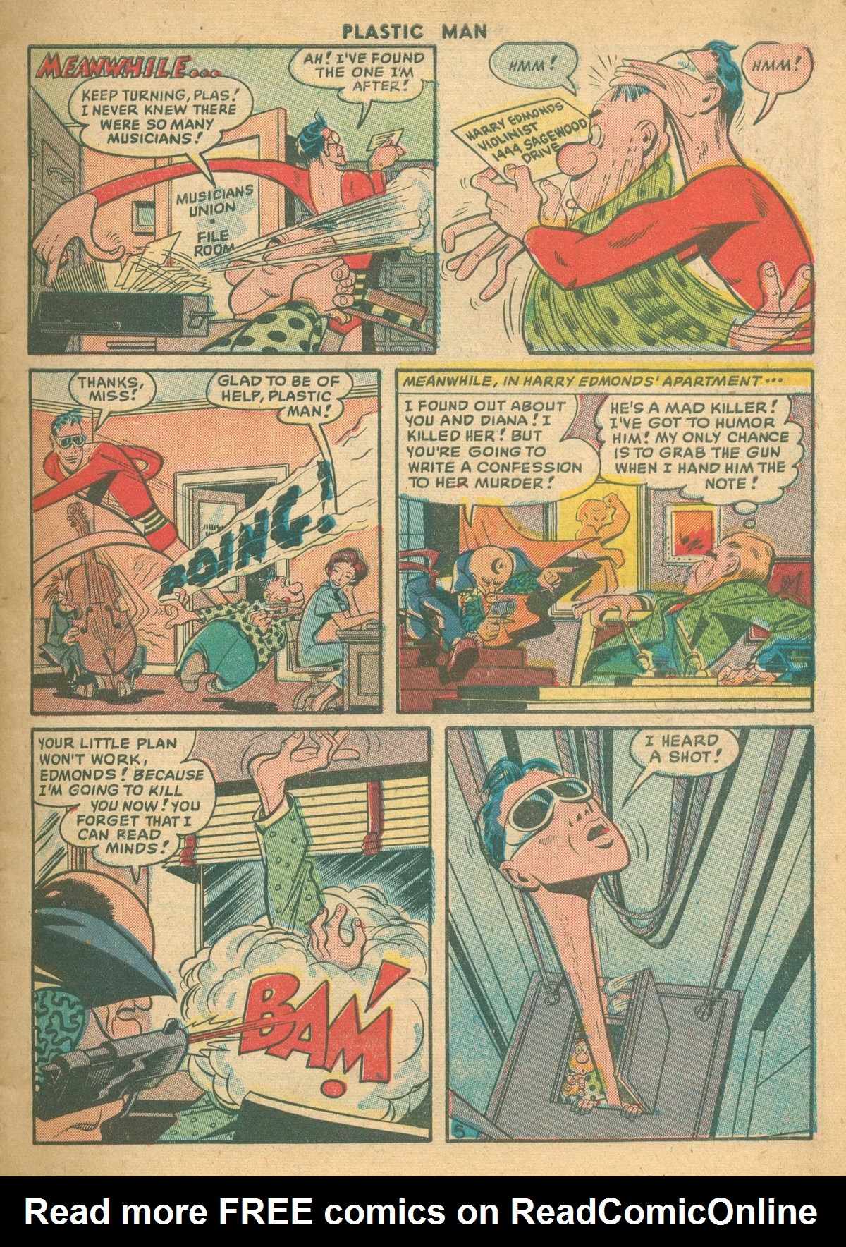 Read online Plastic Man (1943) comic -  Issue #21 - 7