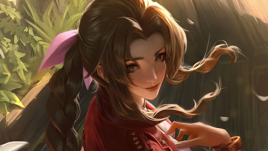 Aerith Gainsborough, FF7 Remake, Art, 4K, #7.2016