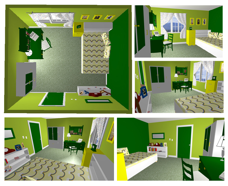 Kontentika: Desain Kamar Tidur Untuk Pecinta Hijau