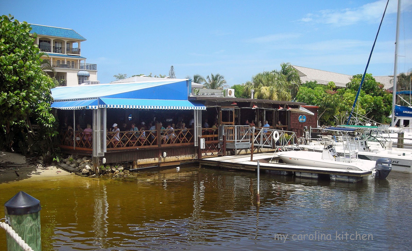 My Carolina Kitchen The Dock at Crayton Cove a Tropical Taste of old