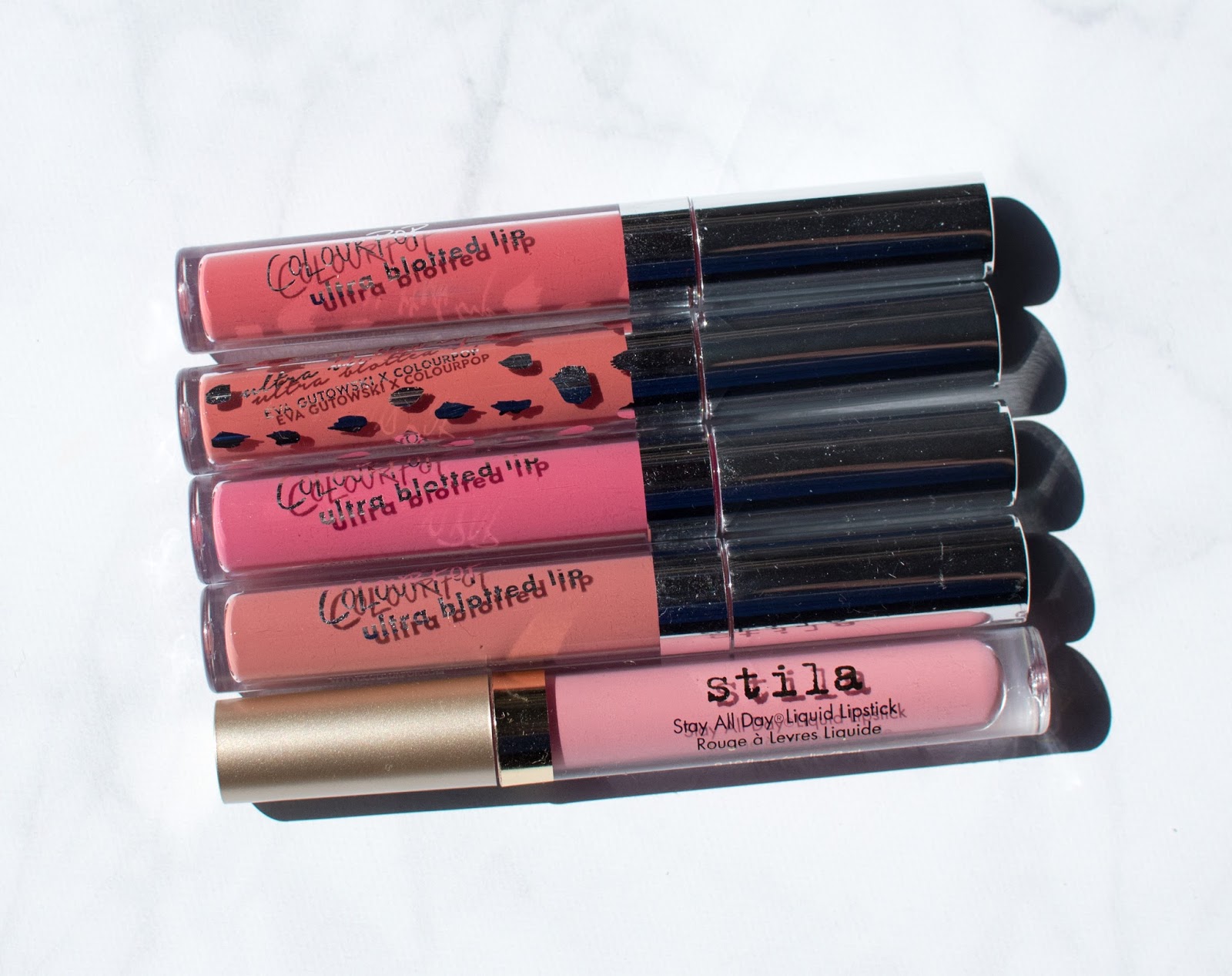 Colourpop Ultra Blotted Lips vs Stila Stay All Day Sheer Liquid Lipstick