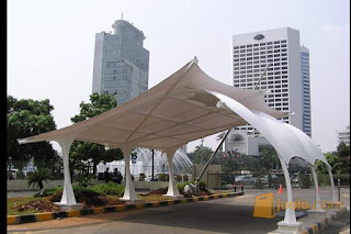 tenda membrane  - gudang canopy