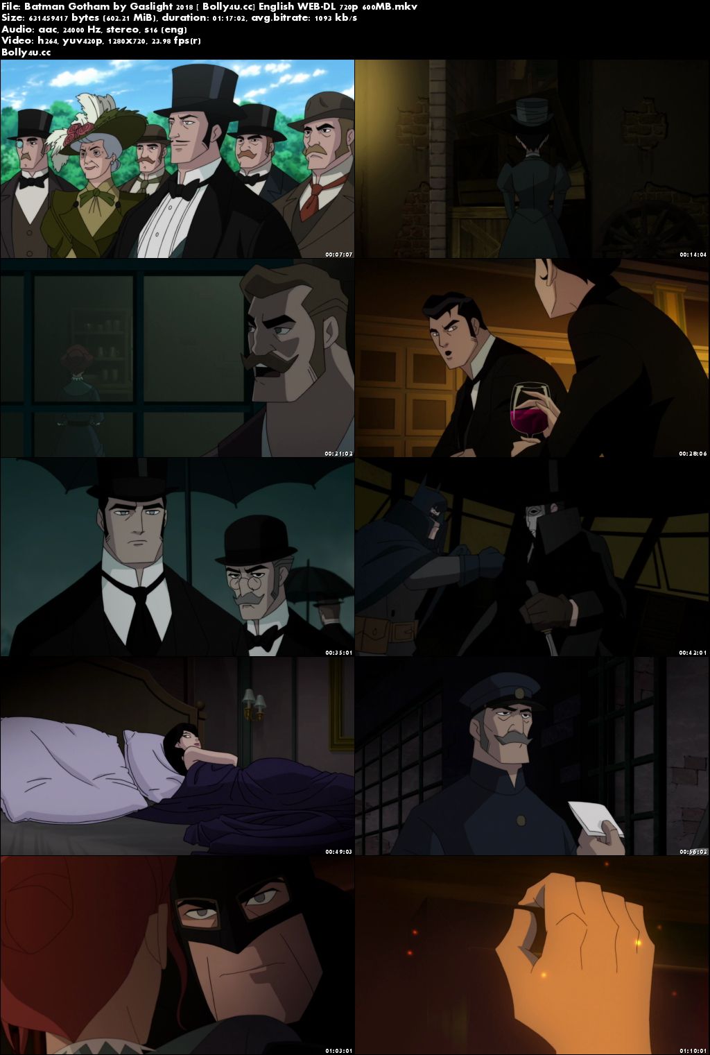 Batman Gotham by Gaslight 2018 WEB-DL 600MB English 720p Download