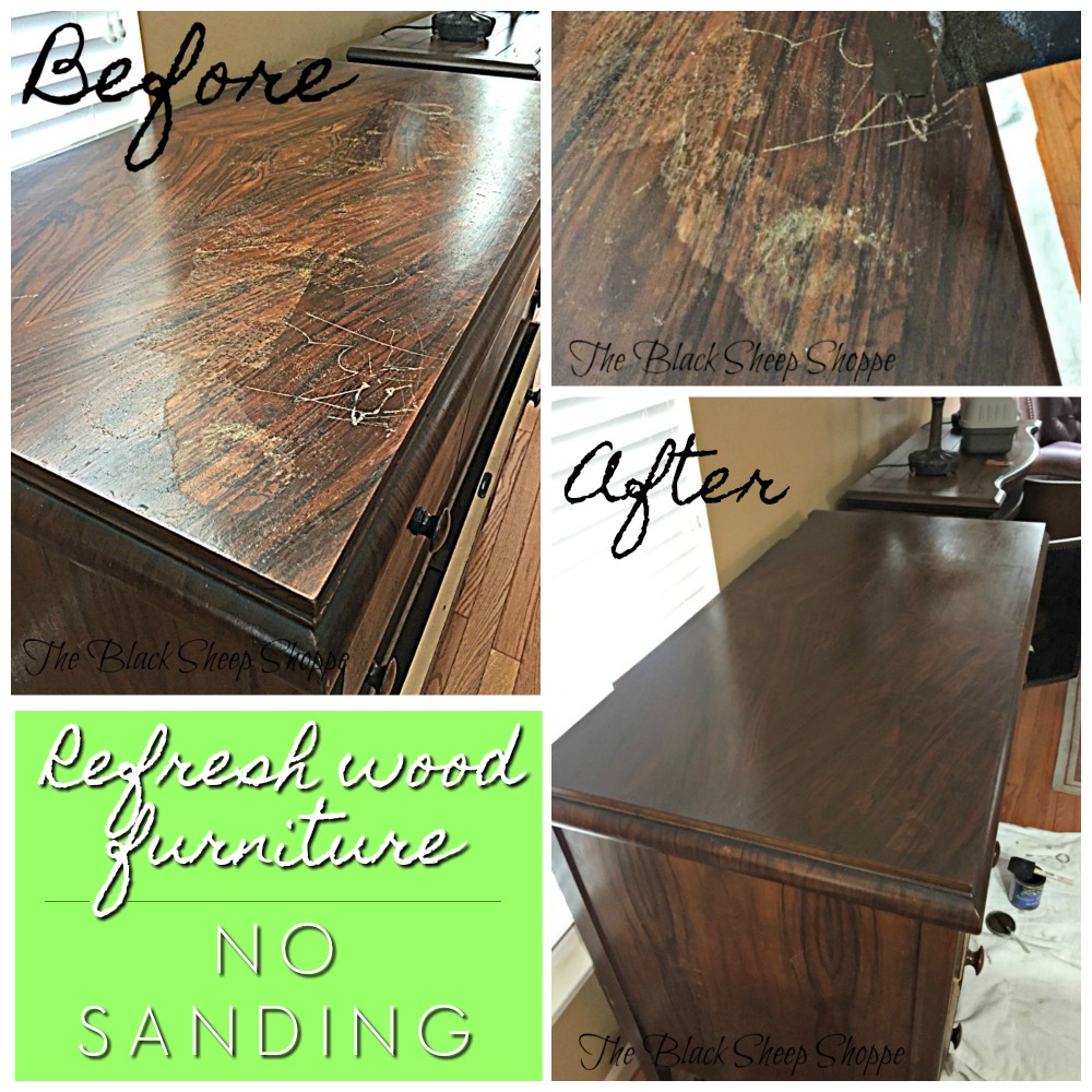 Refurbish Wood Furniture without Sanding