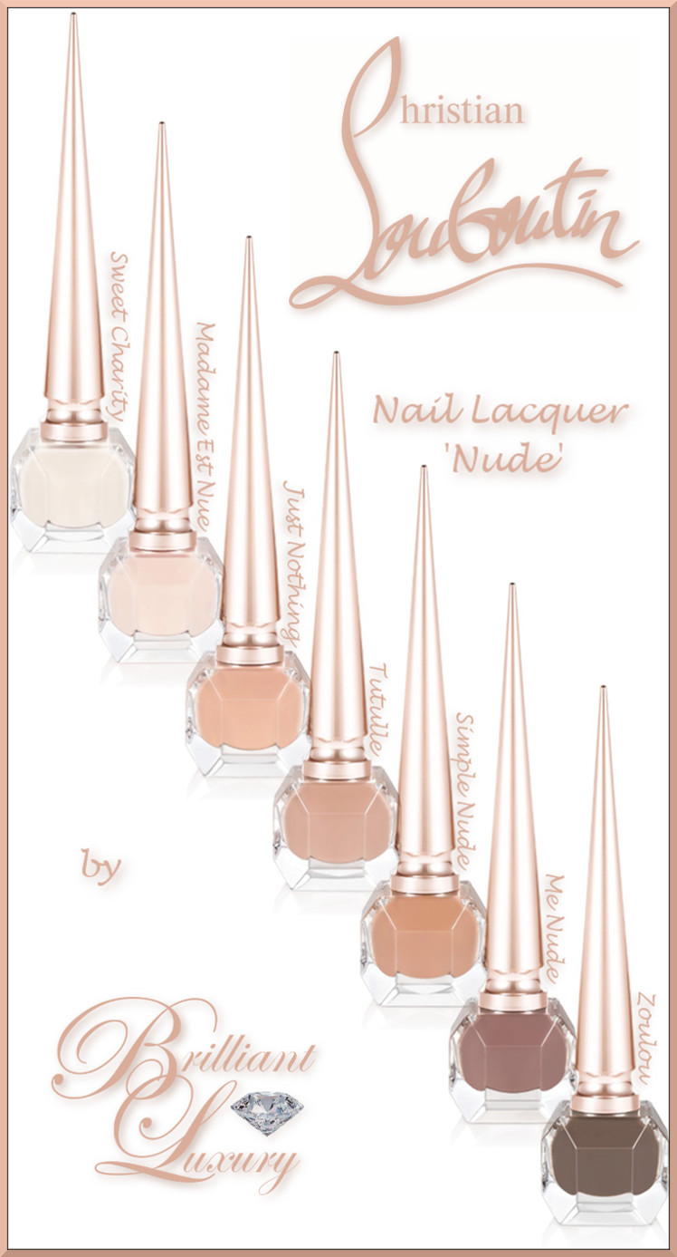 Brilliant Luxury by Emmy DE ♦ Christian Louboutin Nail Lacquer 'Nude'