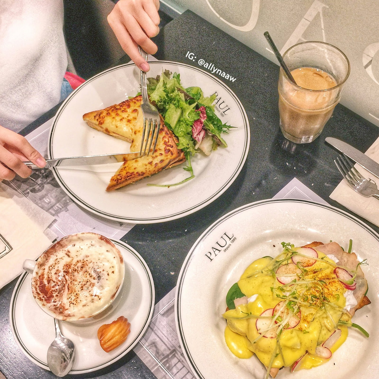 Breakfast at Paul Bakery Pavillion KL