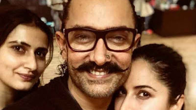 आमिर खान, कटरीना कैफ और फातिमा सना शेख आमिर खान, कटरीना कैफ और फातिमा सना शेख एक साथ
