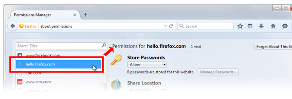 Firefox Hello no puede acceder a mi micrófono o cámara